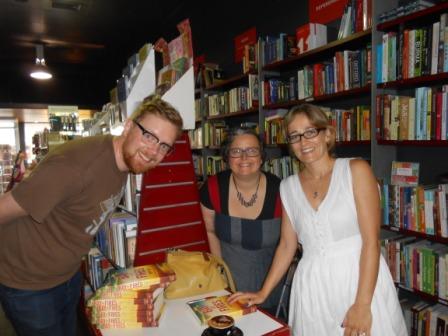 Chris Currie, Krissy Kneen and me.