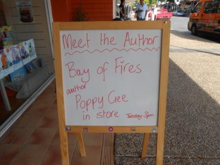 Pleased to meet you . . . Stones Corner's only book store hosted me. 