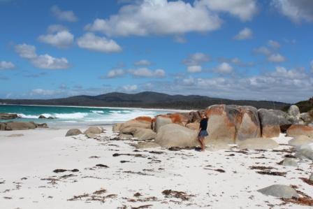 Enjoy the feeling of being the only person on the beach.