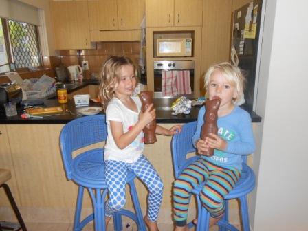 Easter Bunny found us in our holiday apartment.